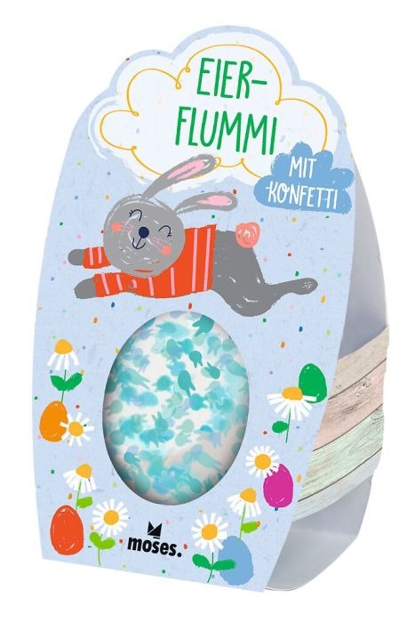 moses - Eier-Flummi glitzernd