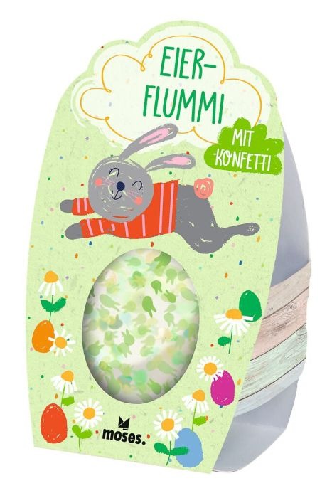 moses - Eier-Flummi glitzernd