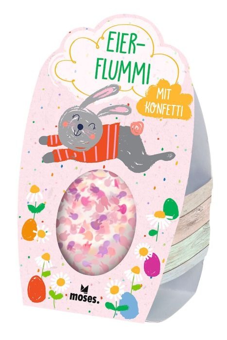 moses - Eier-Flummi glitzernd