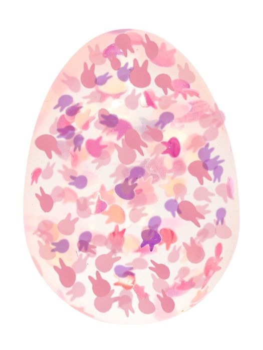 moses - Eier-Flummi glitzernd