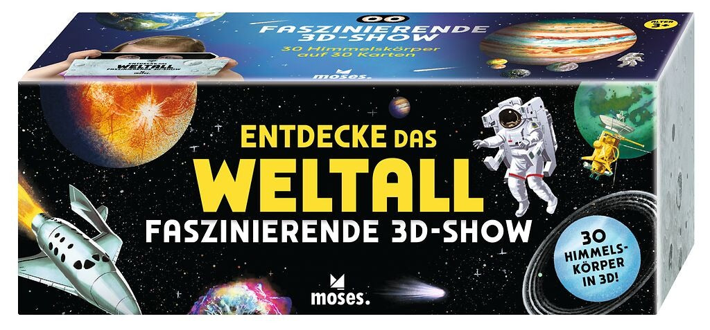 moses - Faszinierende 3D-Show Entdecke das Weltall