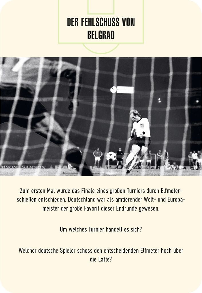moses - Legendäre Fußballmomente - Das Quiz