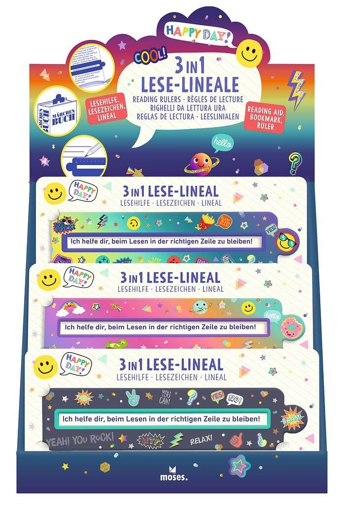 moses - Happy Day 3in1 Leselineal