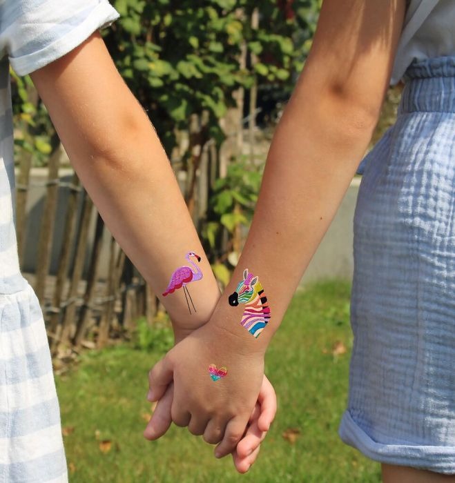 moses - Lovely Planet Bunte Metallic-Tattoos