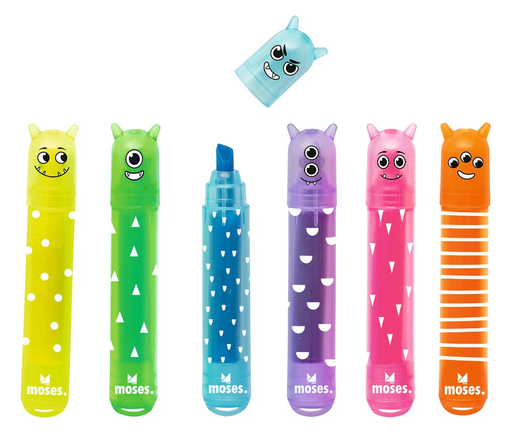 moses - Monster Mini-Marker 6er Set