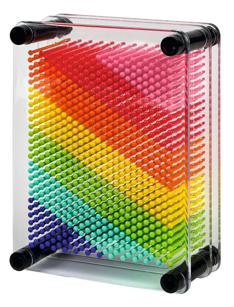 moses - 3D-Nagelbilder Regenbogen Pin Art