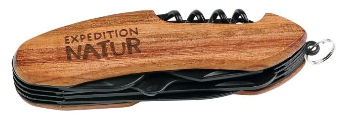 moses - Expedition Natur Outdoor-Taschenmesser mit Holzgriff