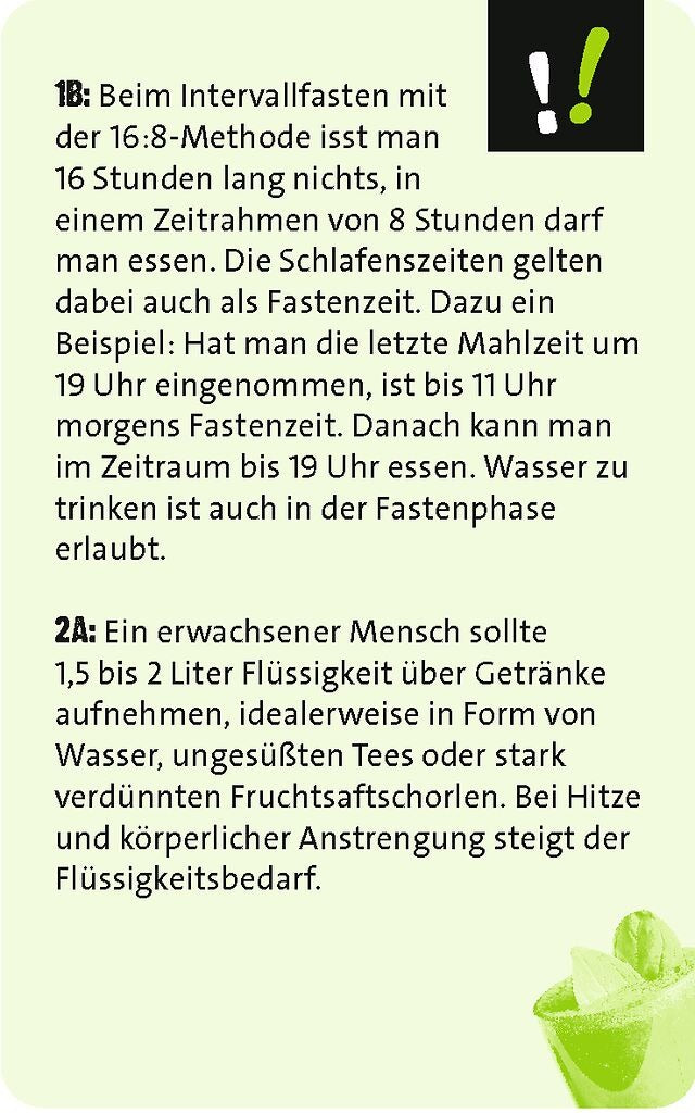 moses - ALLGEMEIN WISSEN Gesundheit & Ernährung 150 Fragen