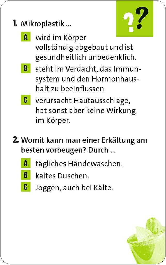 moses - ALLGEMEIN WISSEN Gesundheit & Ernährung 150 Fragen