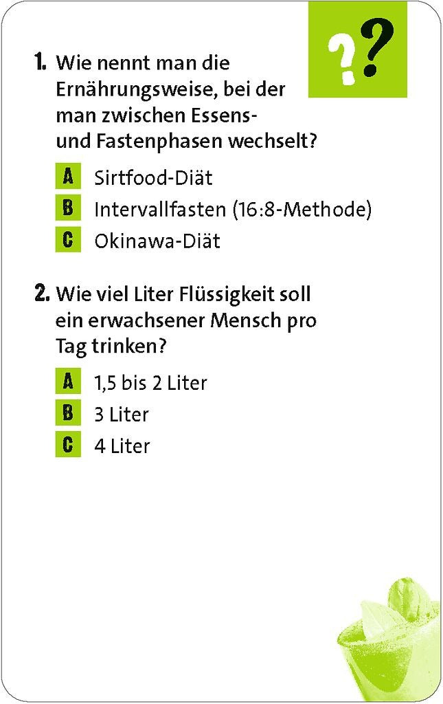 moses - ALLGEMEIN WISSEN Gesundheit & Ernährung 150 Fragen