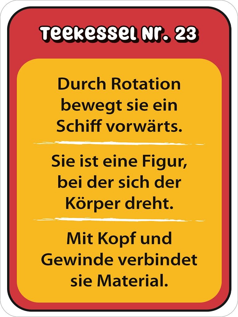 moses - Rätsel Snacks Teekesselchen