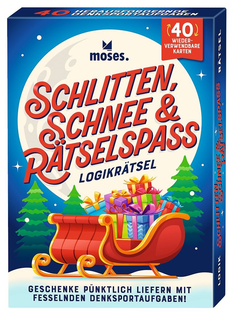 moses - Schlitten, Schnee & Rätselspaß