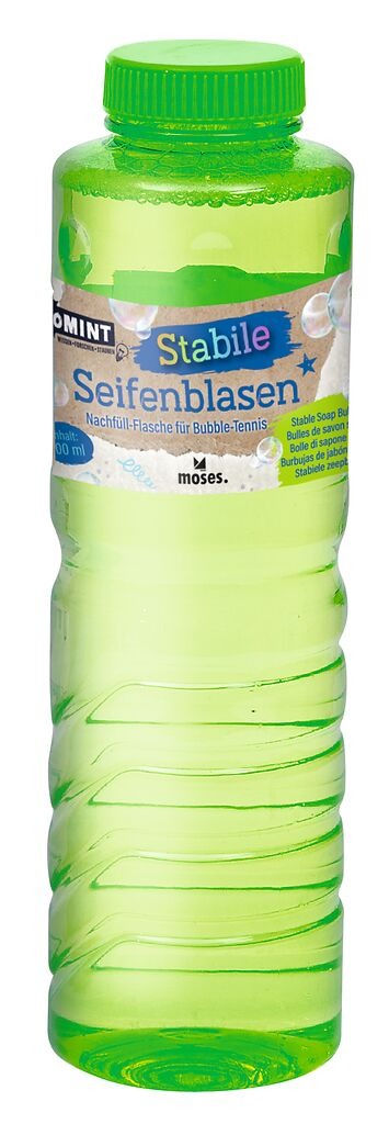 moses - PhänoMINT Stabile Seifenblasenflüssigkeit für Bubble-Tennis 500ml
