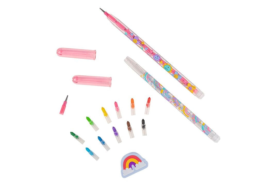 moses - Steckstift Regenbogen mit Radierer