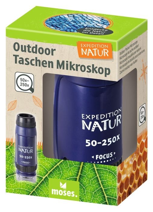 moses - Expedition Natur Outdoor-Taschen-Mikroskop