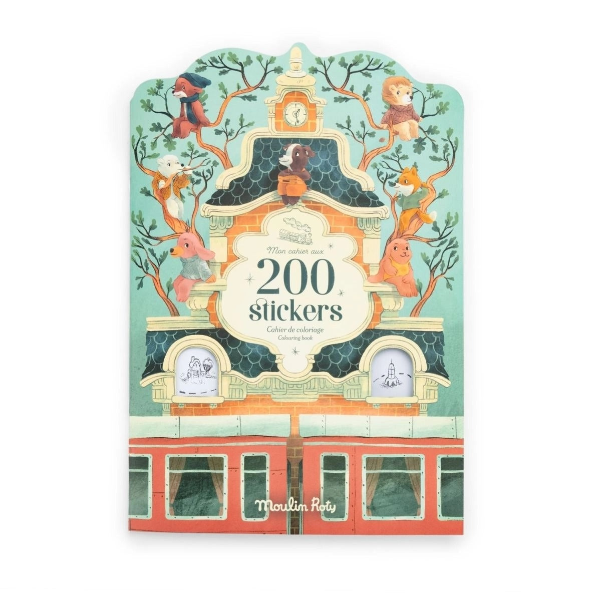 Moulin Roty - Malbuch: Jojo mit Sticker