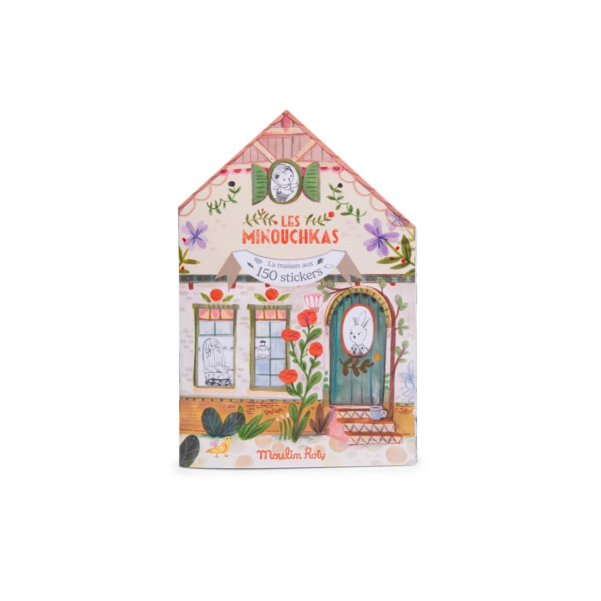 Moulin Roty - Malbuch: Minouchkas mit Sticker