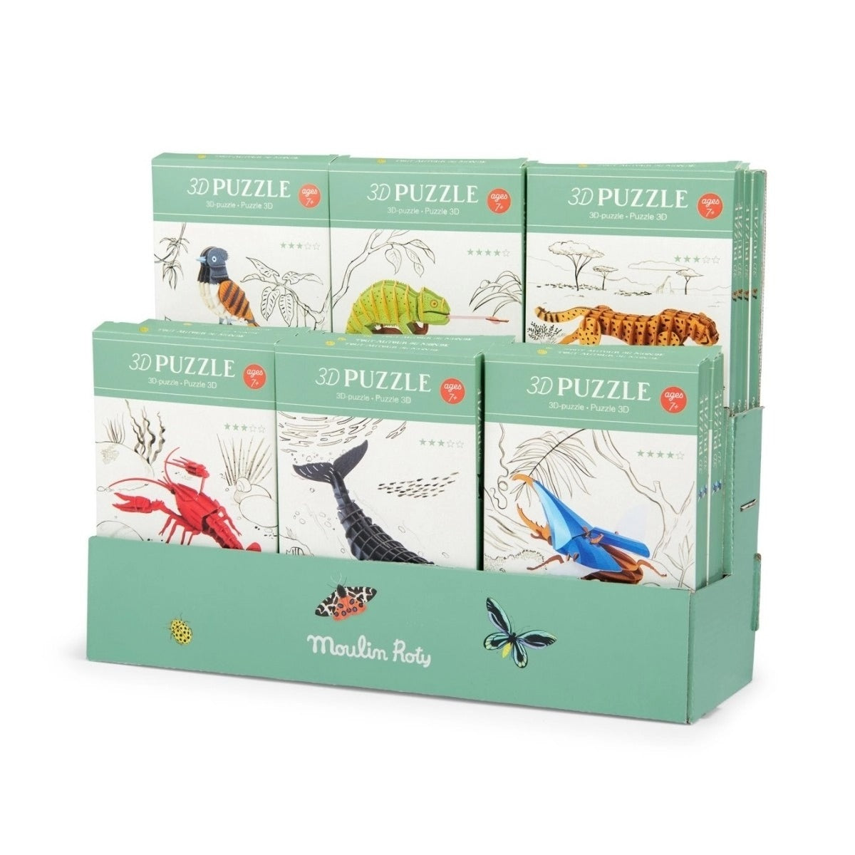 Moulin Roty - Tierpuzzle 3D