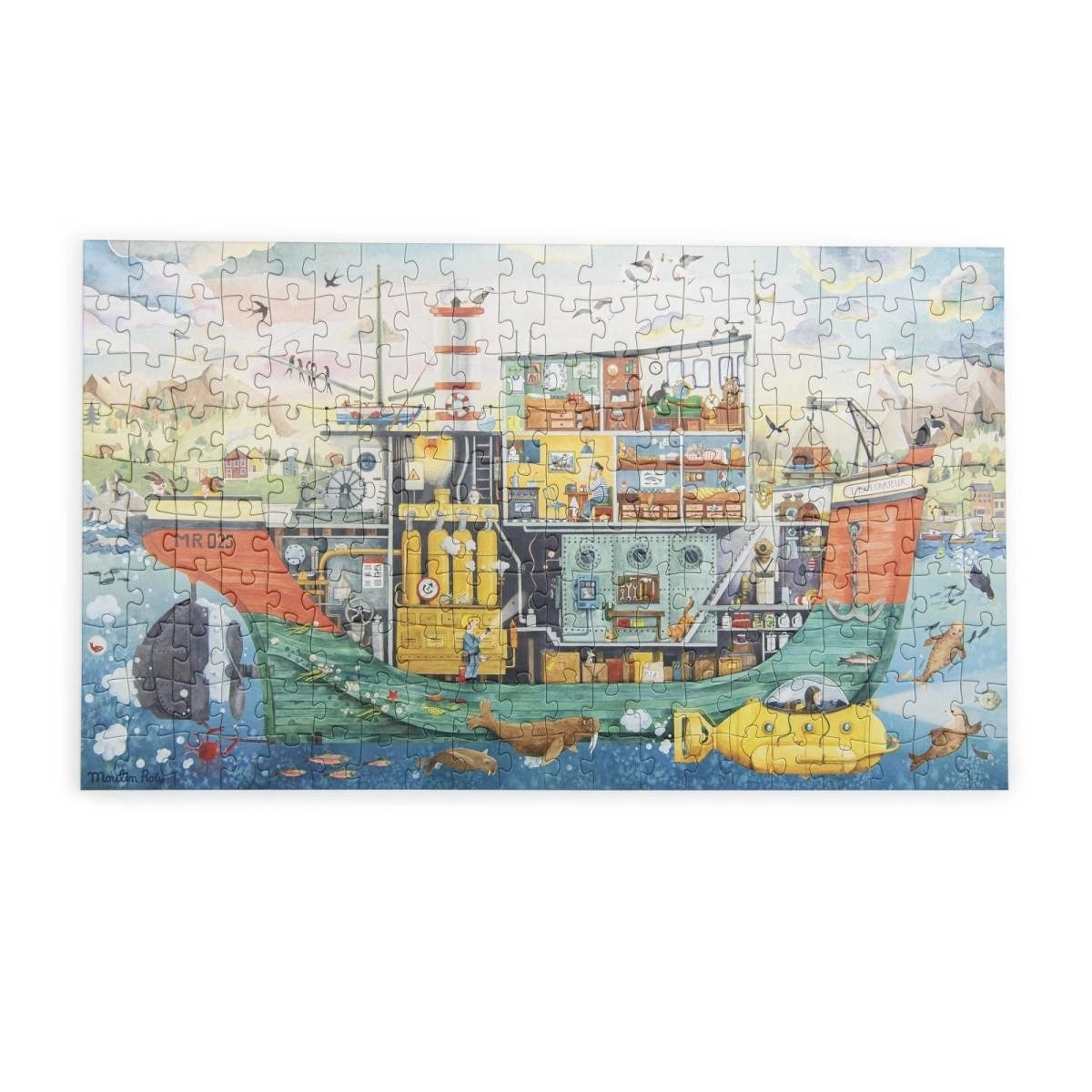 Moulin Roty - Puzzle: Boot 200 Teile