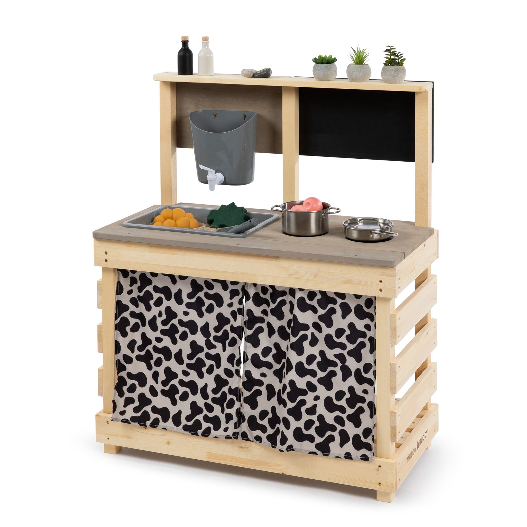 MUDDY BUDDY ® - Matschküche "Big Leo" natur warmgrau