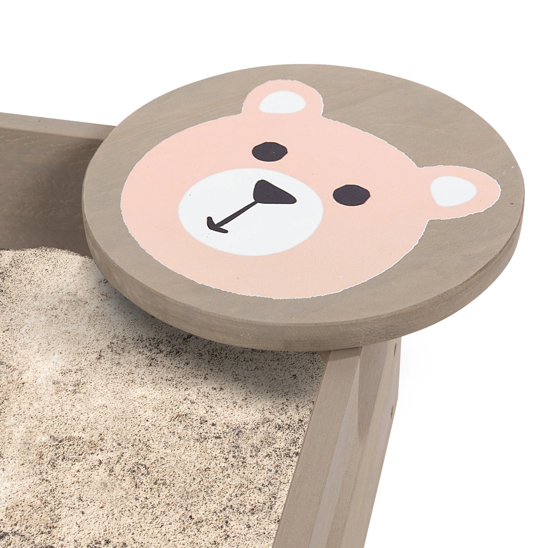 MUDDY BUDDY ® - Sandkasten "Wild Bear" warmgrau puderrosa