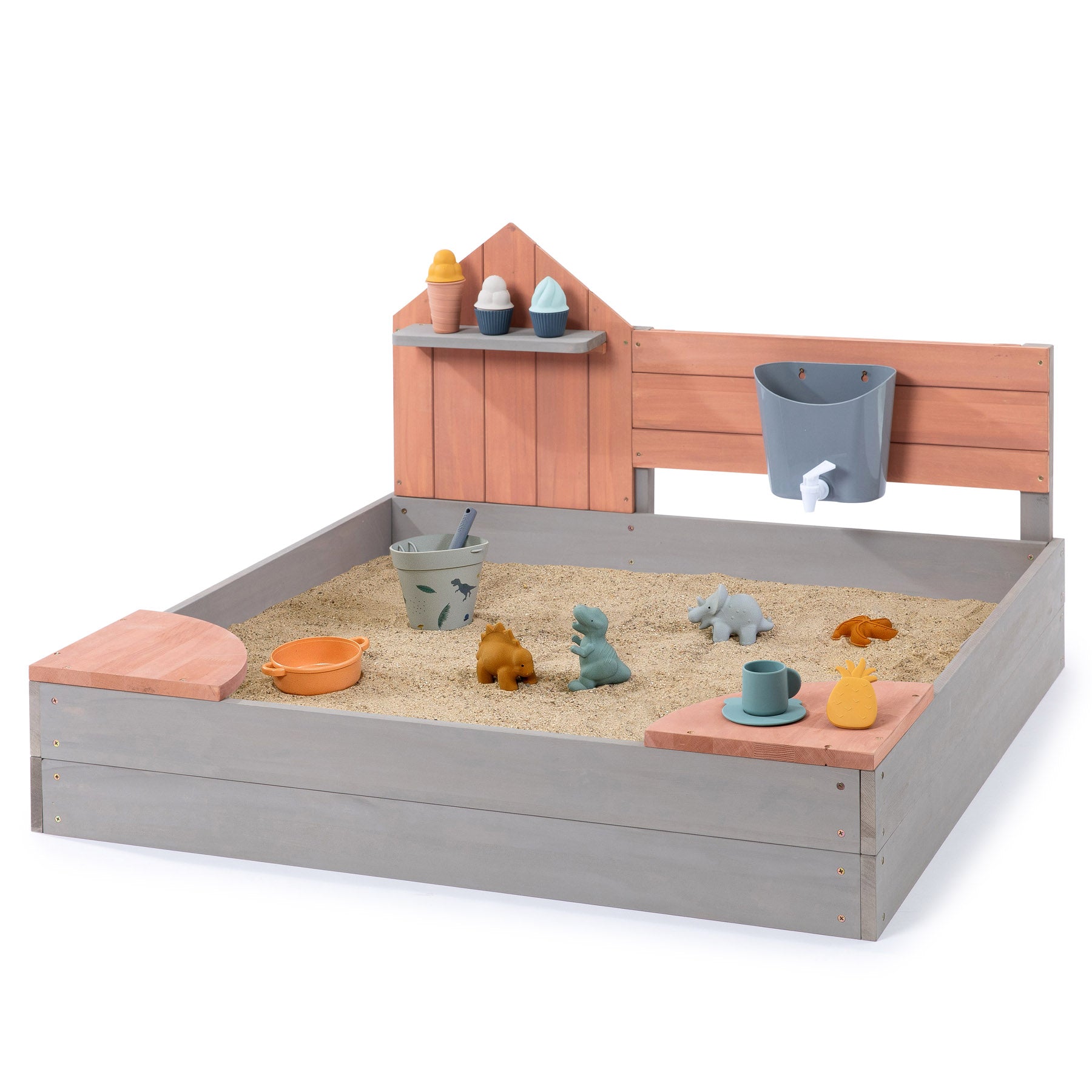 MUDDY BUDDY ® - Sandkasten "Cozy House" puderrosa