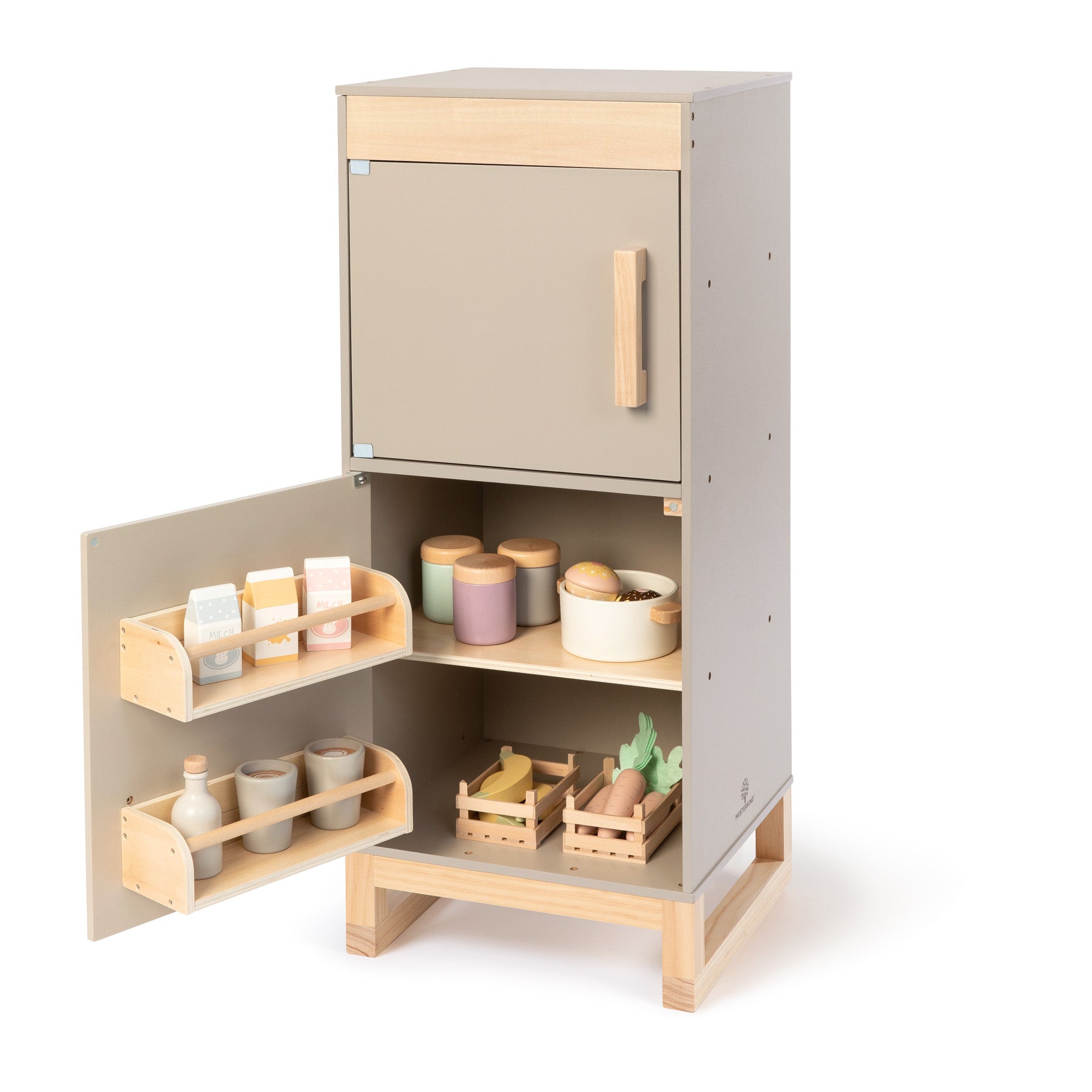 Musterkind - Kühlschrank FICUS warmgrau/natur