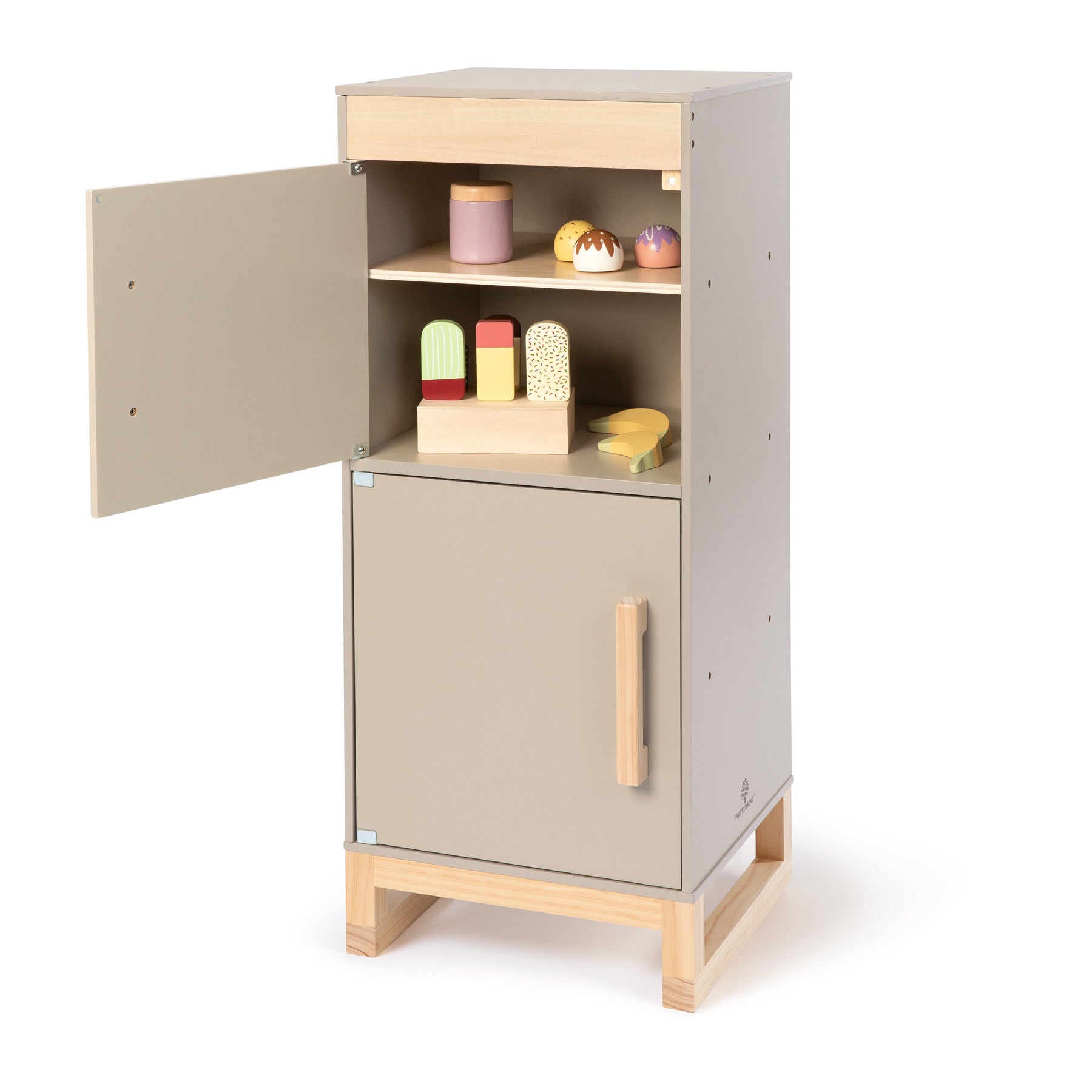 Musterkind - Kühlschrank FICUS warmgrau/natur
