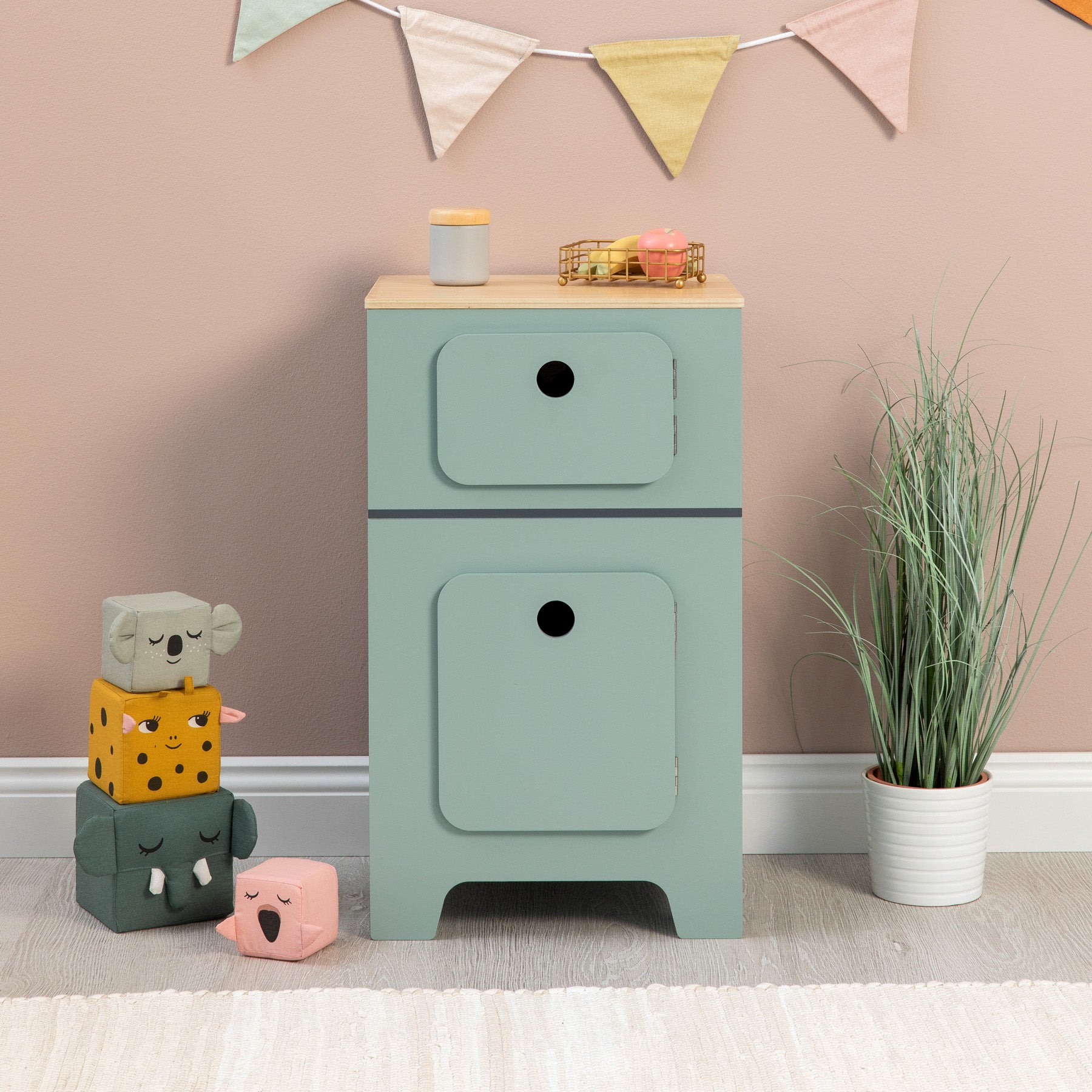 Musterkind - Kühlschrank "Mix & Match" salbei/natur