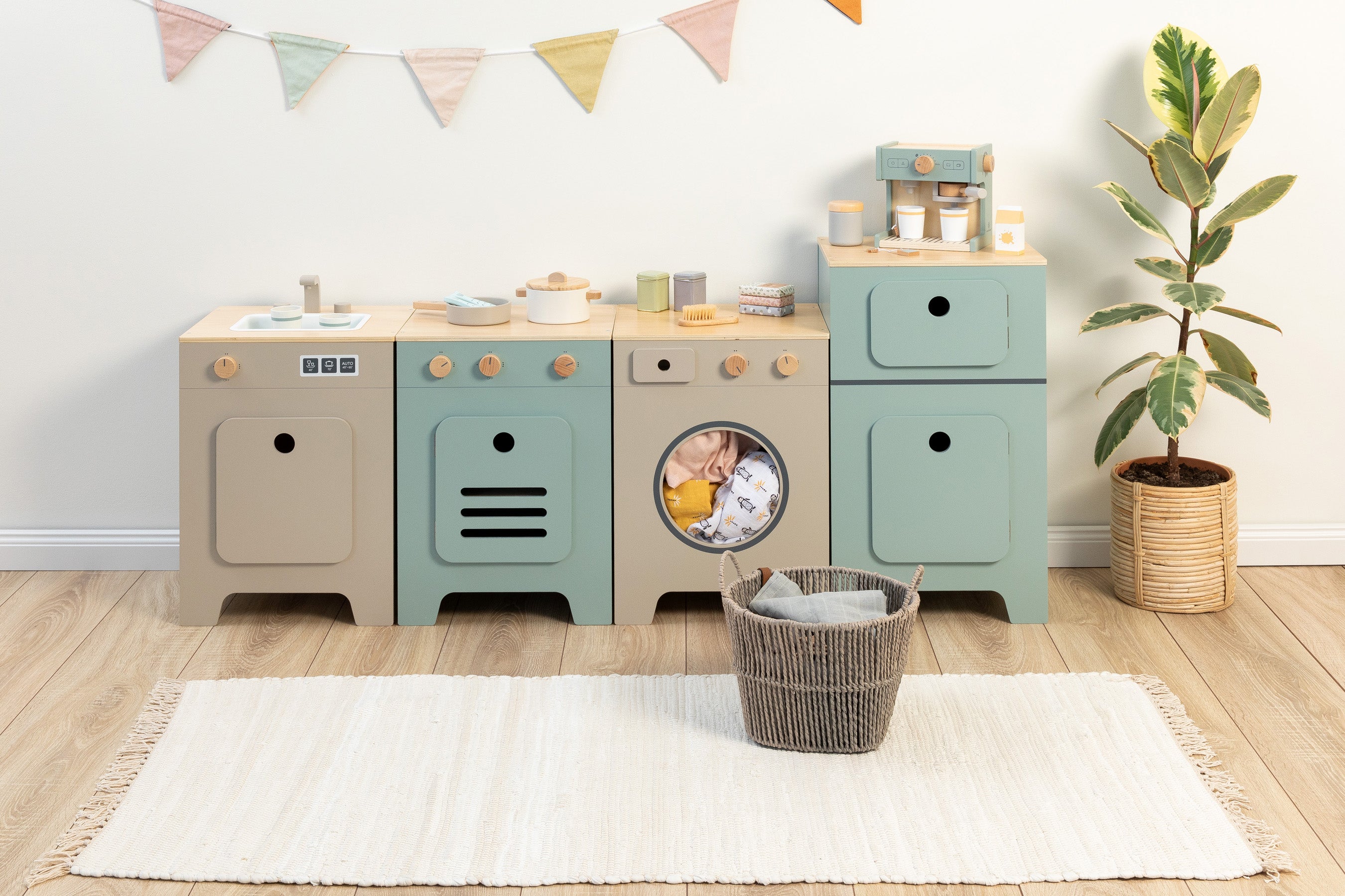 Musterkind - Kühlschrank "Mix & Match" salbei/natur