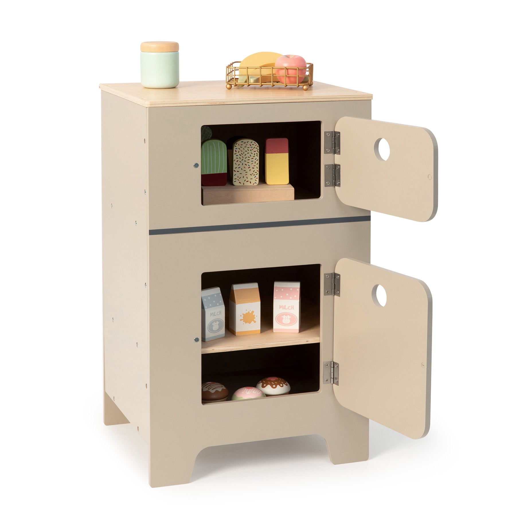 Musterkind - Kühlschrank "Mix & Match" warmgrau/natur