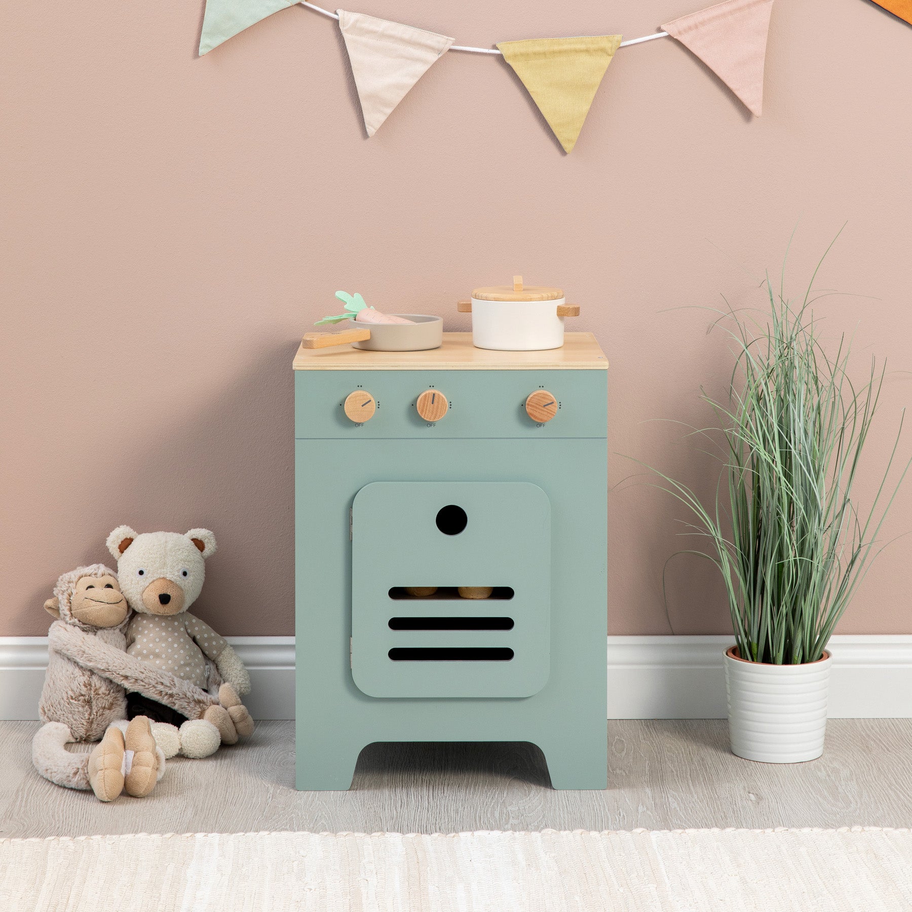 Musterkind - Spielherd "Mix & Match" salbei/natur