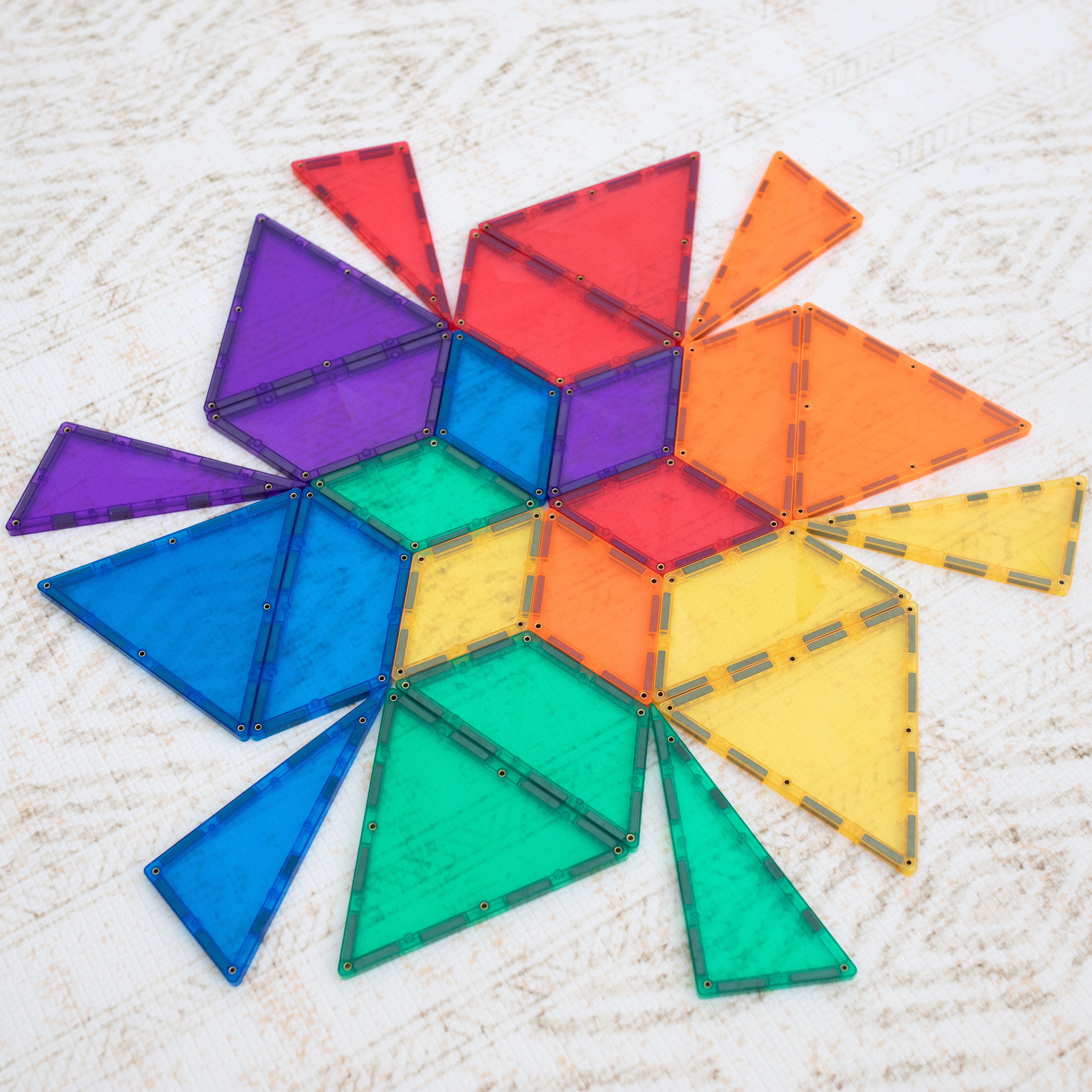 connetix - Magnetbausteine Rainbow Shape Pack 36-tlg.