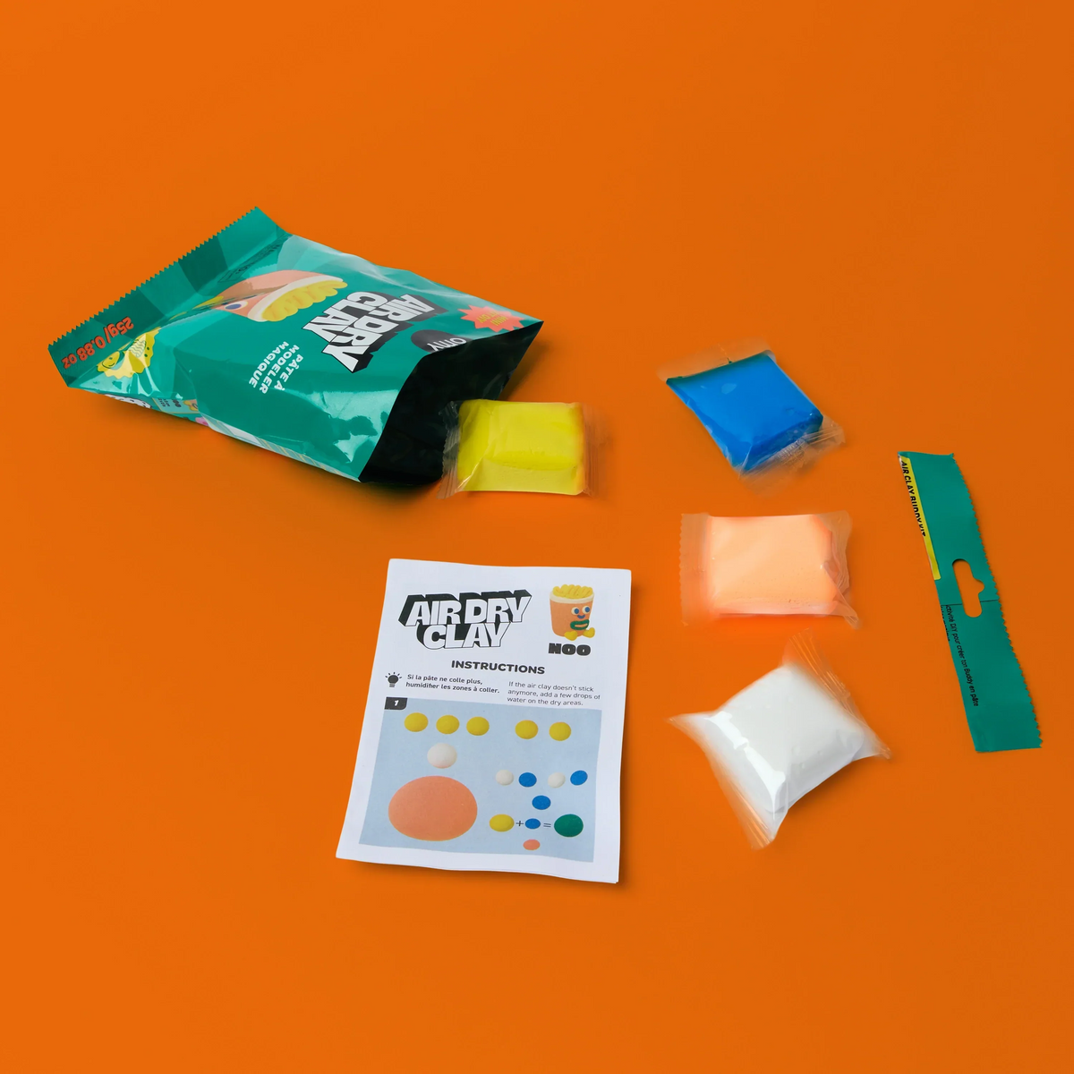 omy - Modelliermasse: Air Dry Clay Pack 1 St.