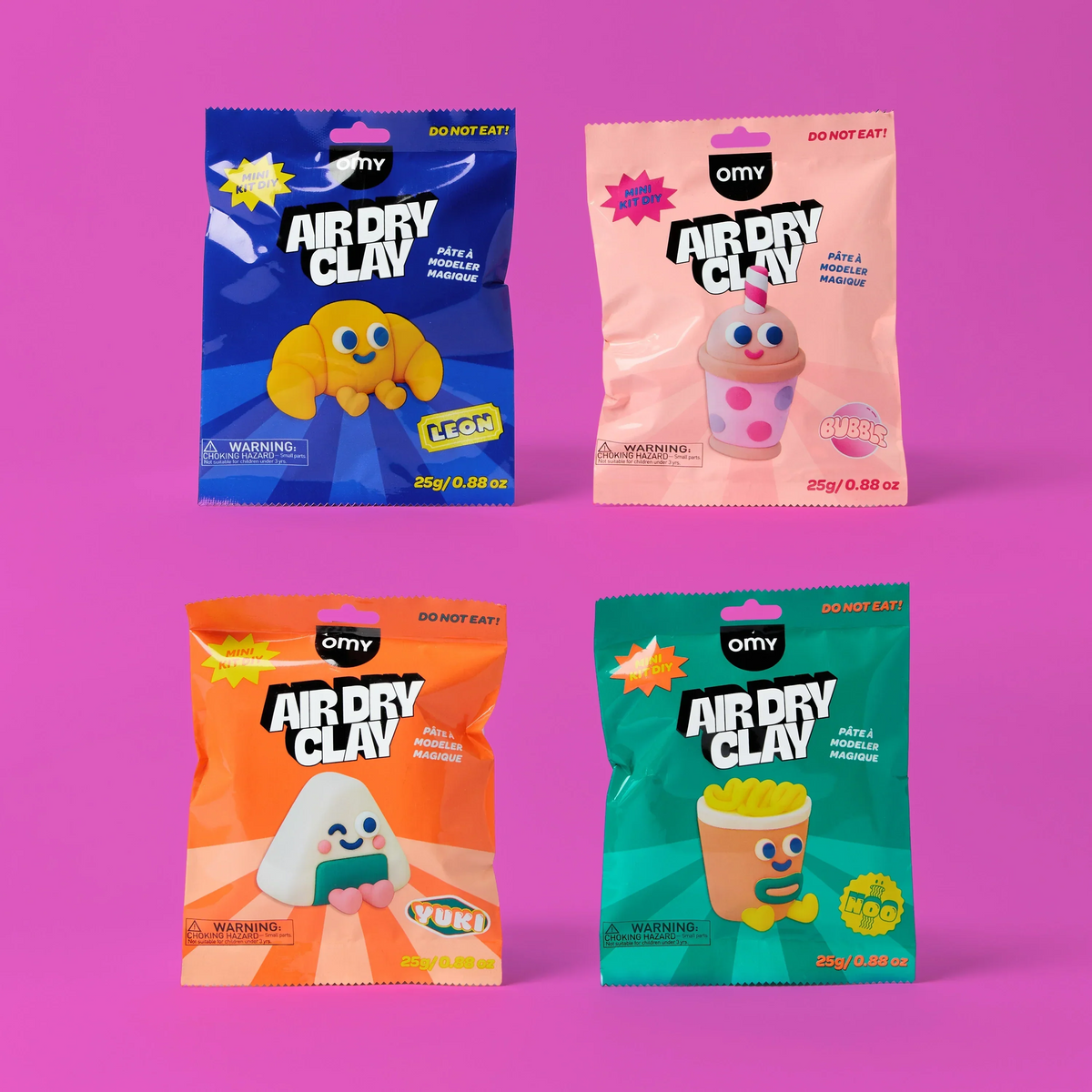omy - Modelliermasse: Air Dry Clay Pack 1 St.