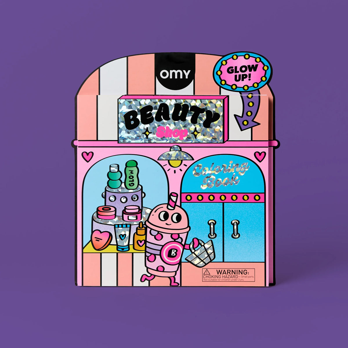 omy - Malbuch mit Stickern Beauty Shop
