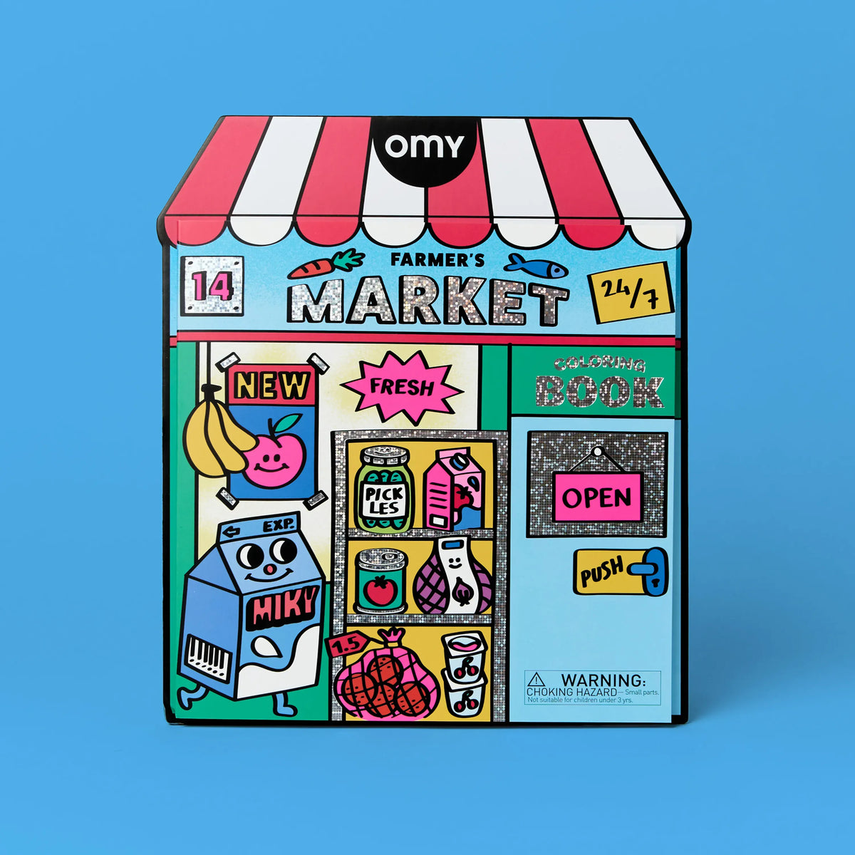 omy - Malbuch mit Stickern Farmer's Market