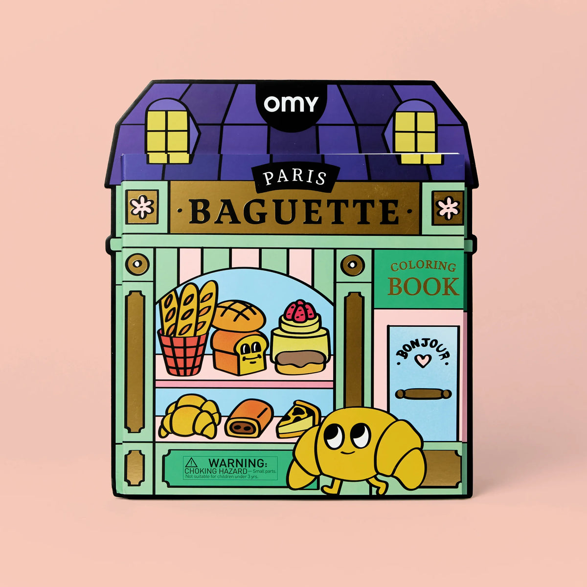 omy - Malbuch mit Stickern French Baguette