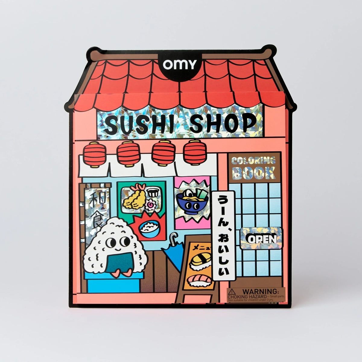 omy - Malbuch mit Stickern Sushi Shop