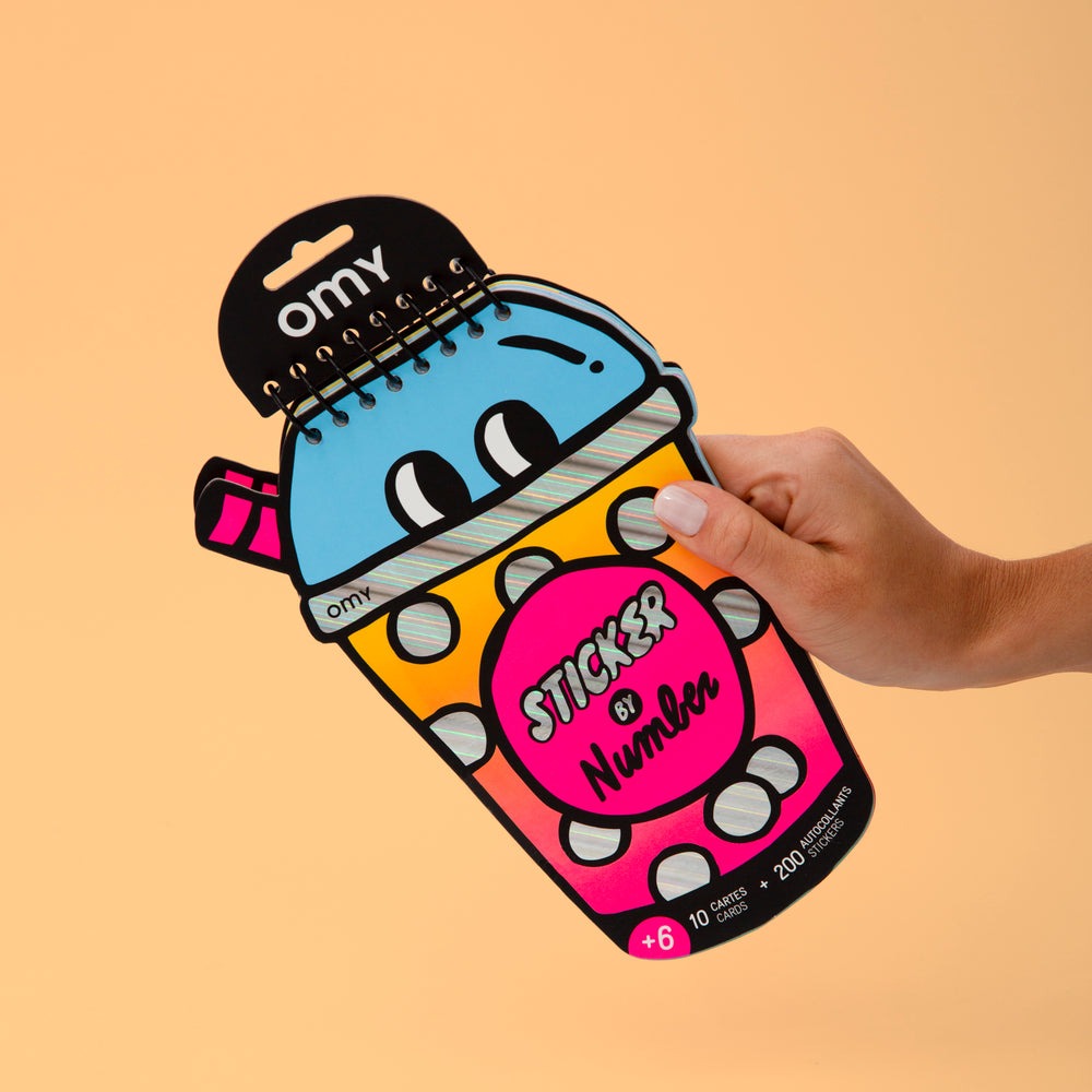 omy - Sticker by Number: Bubble Tea