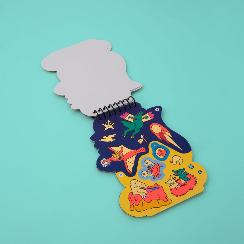 omy - Stickerbuch Dino