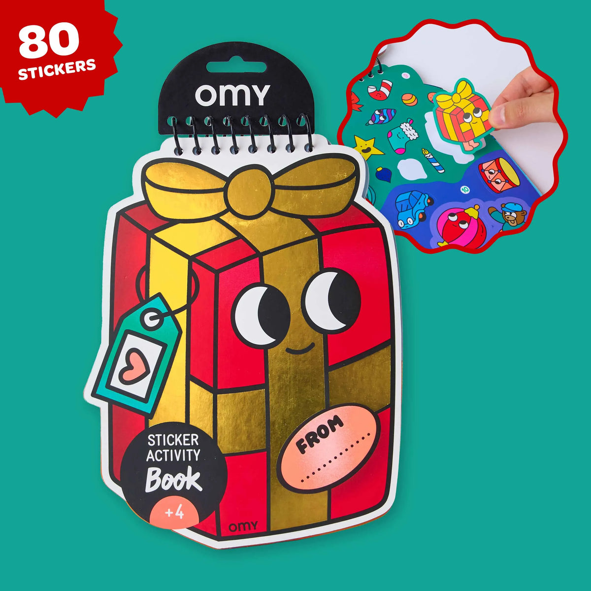 omy - Sticker Activity Book mit 80 Stickern