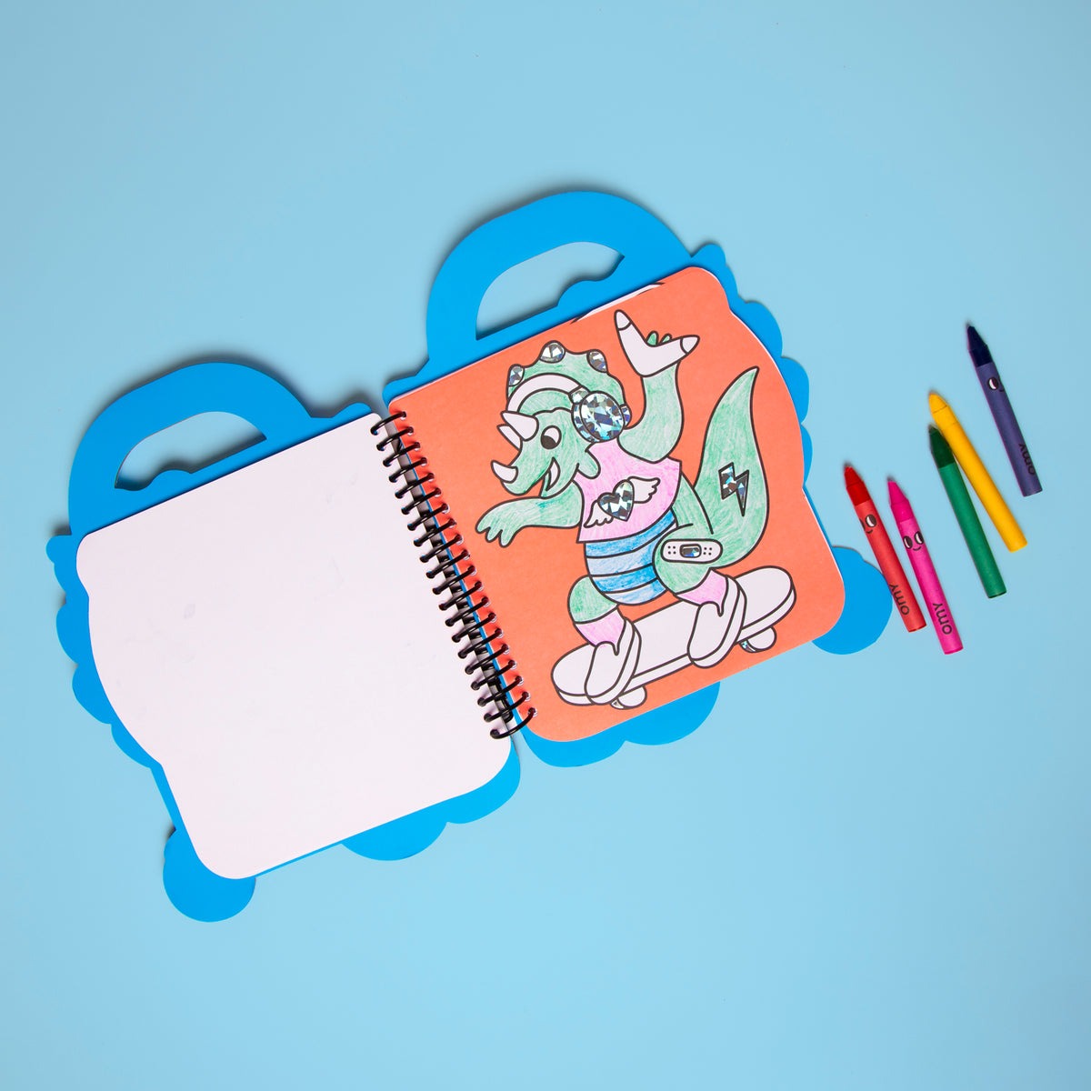 omy - Super Mal- & Stickerbuch Dino