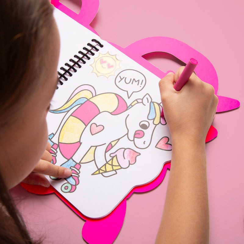 omy - Super Mal- & Stickerbuch Einhorn LILY