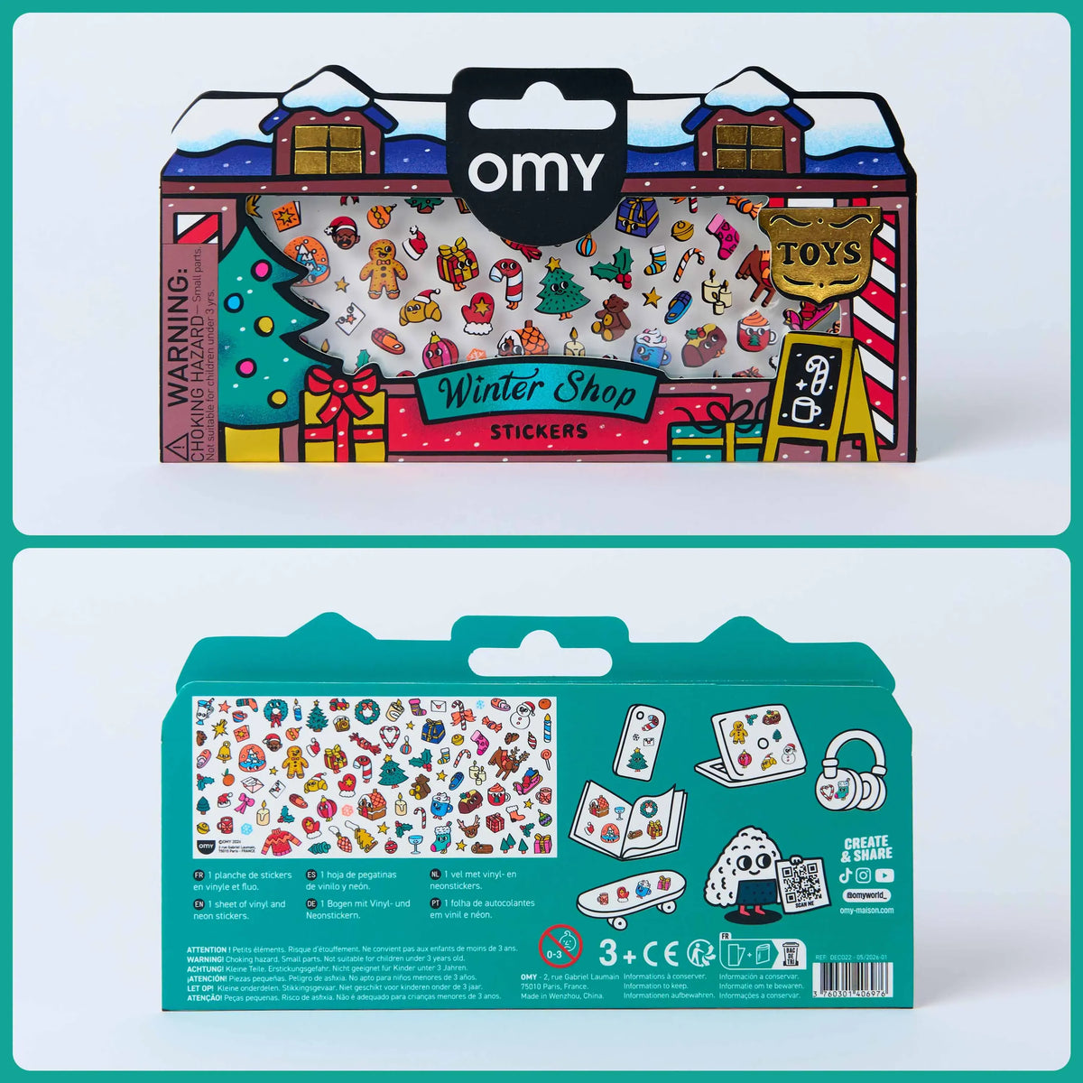 omy - Weihnachtssticker 100 St.