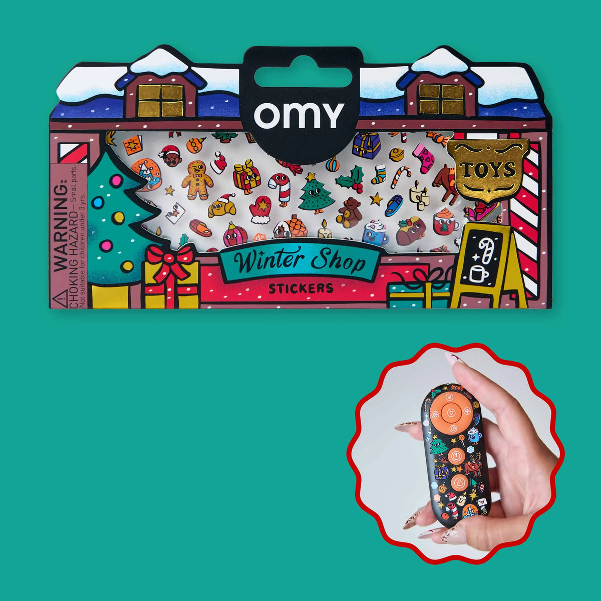 omy - Weihnachtssticker 100 St.