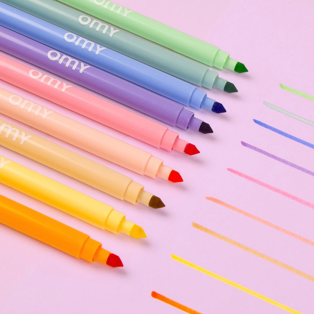 omy - Filzstifte Pastell 9 St.