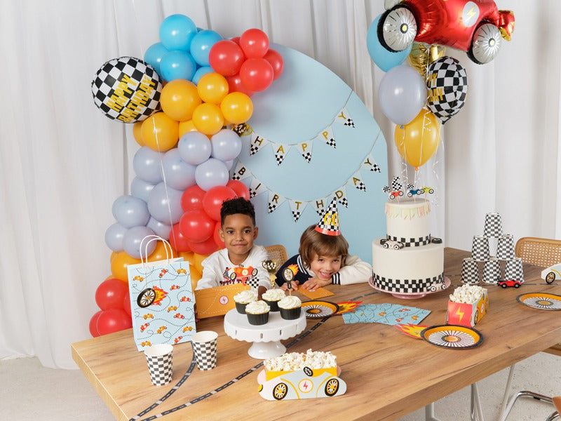 PartyDeco - Girlande Pokal "Happy Birthday"