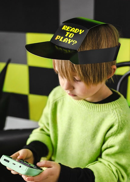 PartyDeco - Partyhüte Gamer 6 St.