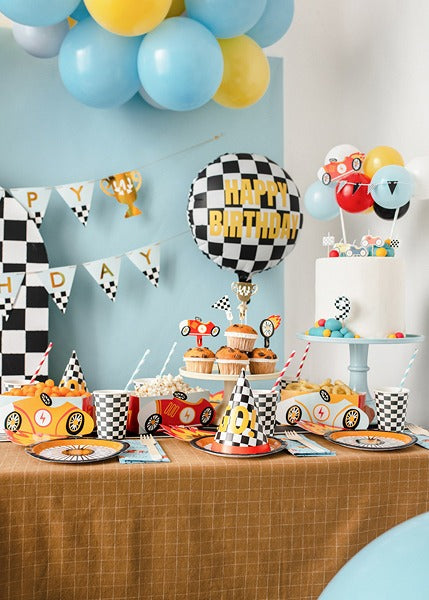 PartyDeco - Partyhüte Racing GO! 6 St.